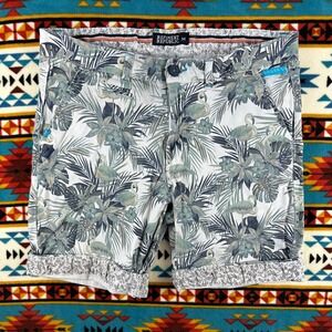 Refinery Republic Flamingo Print Shorts Casual‎ Tropical Size 34